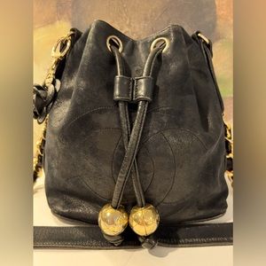 Authentic vintage Chanel bucket bag